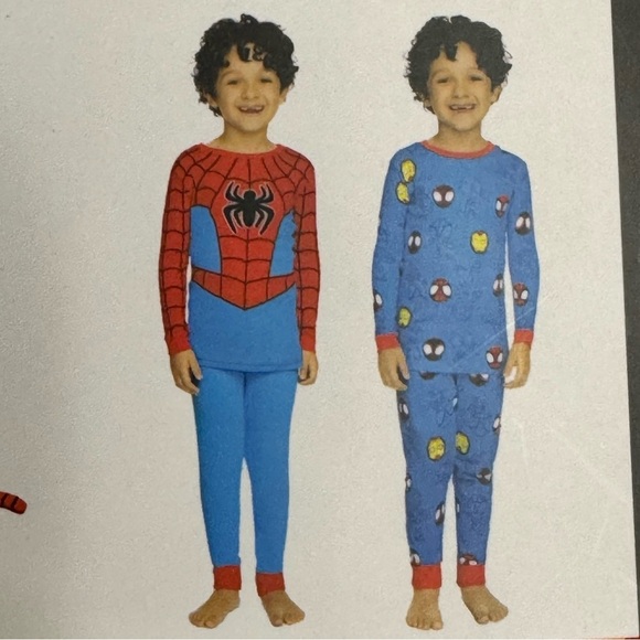 Spider-Man 4pc pajama set - Picture 3 of 4
